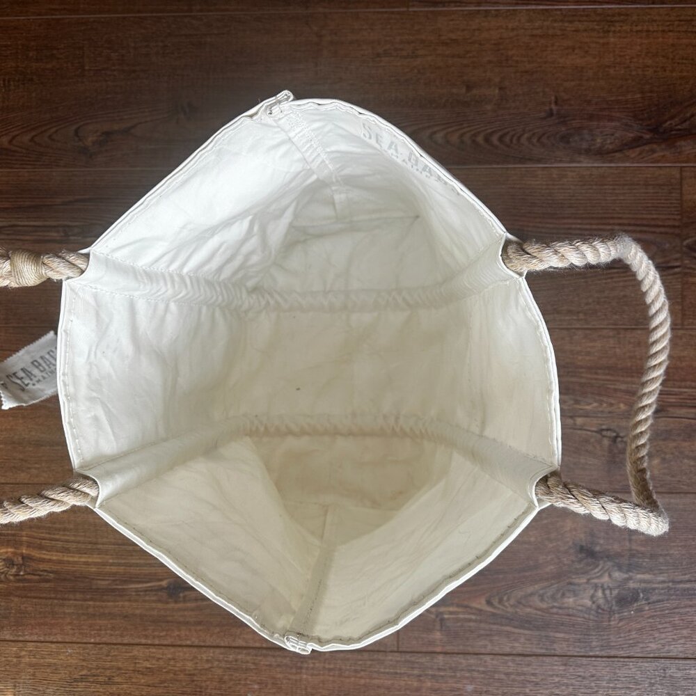 NWT Sea Bags Medium Tote  14x14 - State of Maine w. Heart - Picture 10 of 11